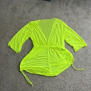Neon Mesh Romper
